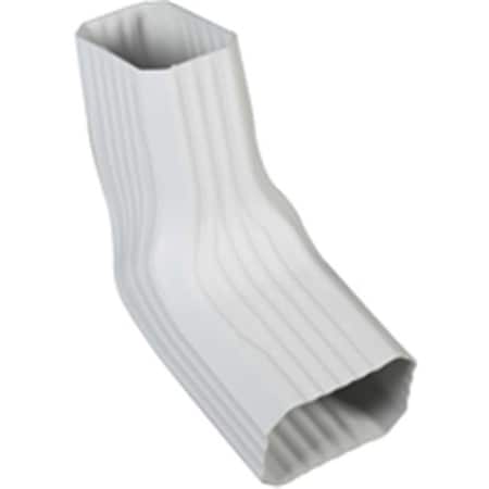 Amerimax Home Products Amerimax Home Products 37064 2 x 3 Vinyl Transition Elbow White 2309169